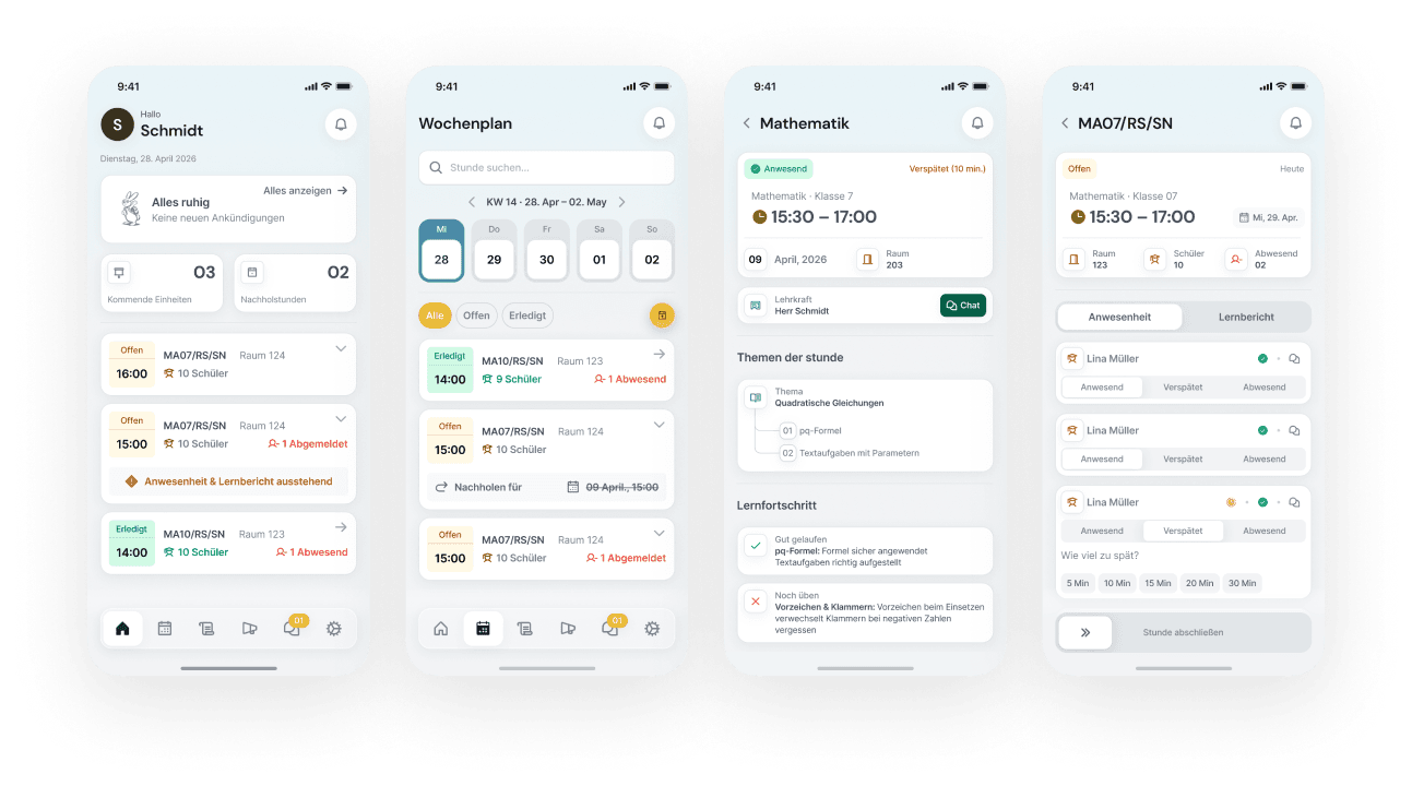 Hoppe — coaching institute app connecting teachers, parents and students